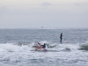 Gary Korb surf kayaking, Crescent Beach, Salt Creek Recreational Area, Port Angeles, WA USA